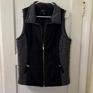 Style & Co. Black and Gray Women's Vest